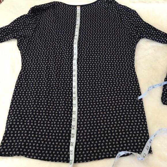 GAP navy blue maternity long sleeve blouse size XL - Picture 7 of 8